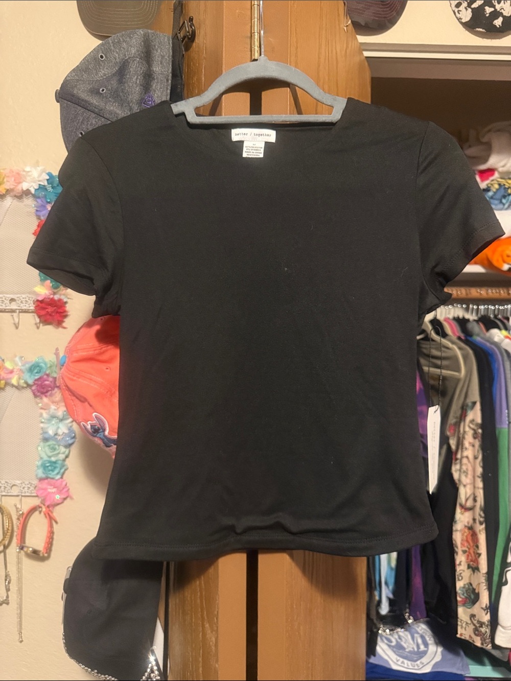 Better/ together Black Short Sleeve Crewneck Tee